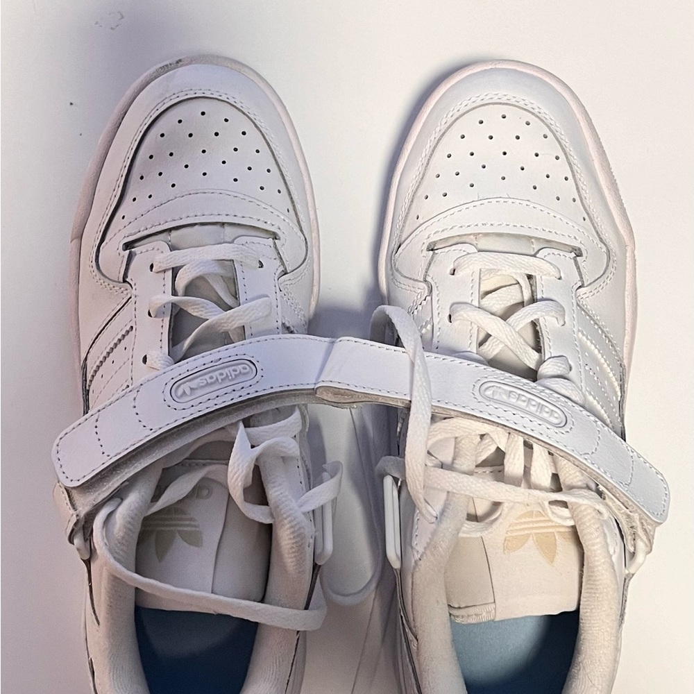 adidas Originals White Perforated Sneakers